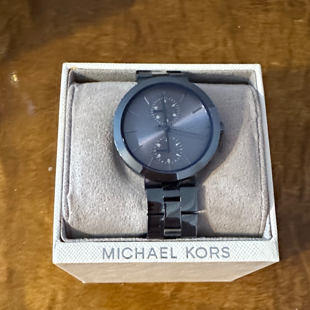 Michael Kors Metallic Gray Watch